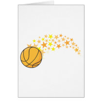 Cool Basketball Stars Icon Logo Shirt Greeting Card