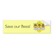 Cool Bees bumper stickers