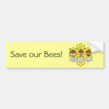 Cool Bees Bumper Sticker