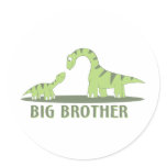 Cool Big Brother Shirt - Dinosaur Theme stickers