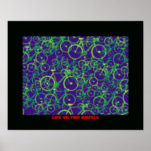 cool bike blue print
