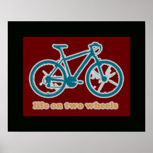 cool bike print, decor