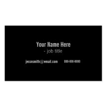 cool black and white modern profile cards business card templates