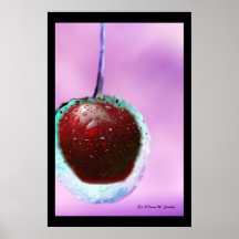 Cool Black Cherry Print