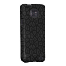 Cool Black Leopard Print Samsung Galaxy Case Samsung Galaxy SII Cases