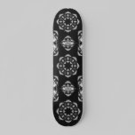 Cool black & white digital art skateboards
