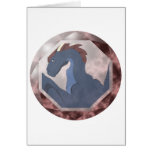 Cool Blue And Red Dragon Gem