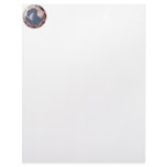 Cool Blue And Red Dragon Gem letterhead