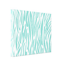 Cool blue Animal print. Stretched Canvas Prints