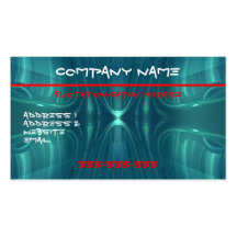 cool blue business card