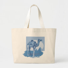 Cool Blue Camel Totes Bag