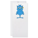 cool blue devil with an attitude personalized rack card