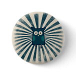 Cool Blue Owl Pinback Buttons