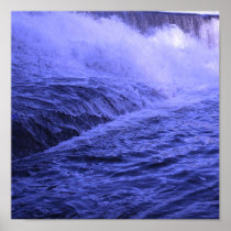 Cool Blue Poster