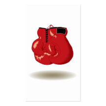 Cool Boxing Emblem Business Card Template