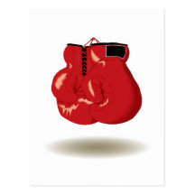 Cool Boxing Emblem Post Card