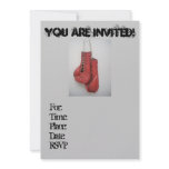 Cool Boxing Gloves Invitations (Birthday)