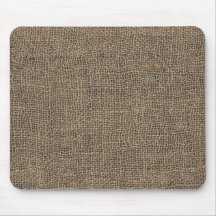 Cool Burlap Texture Mouse Pad