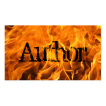 Cool Burning Fire Author Business Card