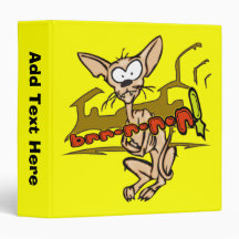Cool Cat 3 Ring Binders