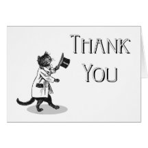 Cool Cat Customizable Thank You Card
