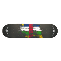 Cool Central African flag design Skate Decks