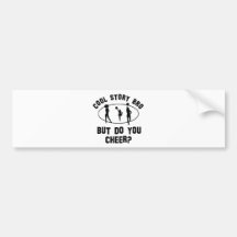 cool cheering designs bumper sticker