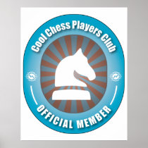 Cool Chess Players Club Poster