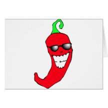 Cool Chili Pepper Card