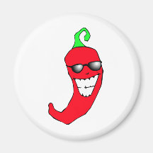 Cool Chili Pepper Magnet