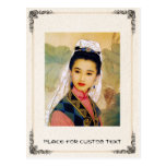 Cool chinese young beautiful princess Guo Jing Postcard