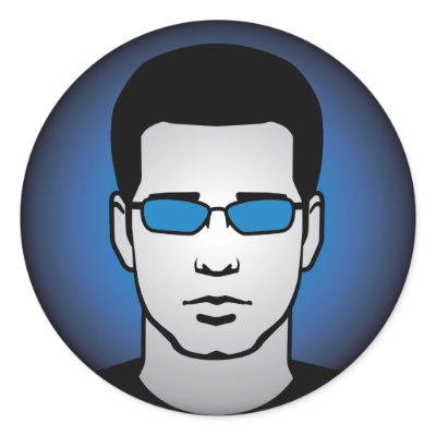 Cool Chris Head Sticker by geeksgear