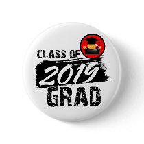 Cool Class of 2019 Grad Button