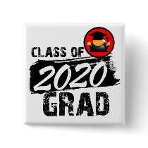 Cool Class of 2020 Grad Buttons