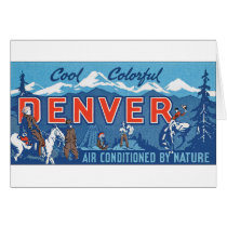 Cool Colourful Denver Card