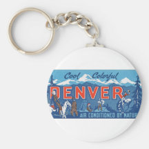 Cool Colourful Denver Key Chain