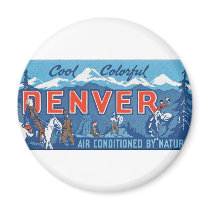 Cool Colourful Denver Refrigerator Magnet