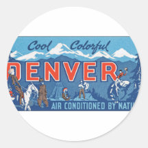 Cool Colourful Denver Sticker