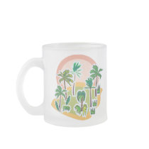 Cool Colourful Desert Oasis and Plants Mugs