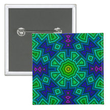 Cool Colours Kaliedscope Pin