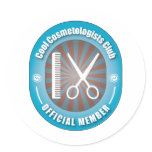 Cool Cosmetologists Club stickers