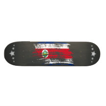 Cool Costa Rican flag design Skate Board Deck