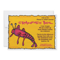 COOL CRAWFISH BOIL Party Invitation