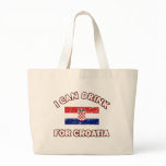 Cool Croatia Drinking Designs Tote Bags