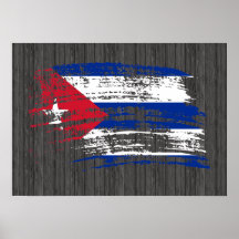 Cool Cuban flag design Poster
