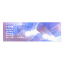 Cool Cubes - Skinny Business Card Template
