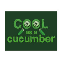 Cool Cucumber postcard