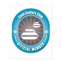 Cool Curlers Club Post Card