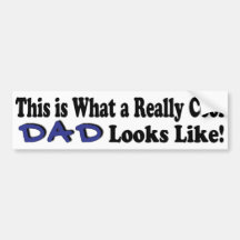 Cool Dad Bumper Sticker