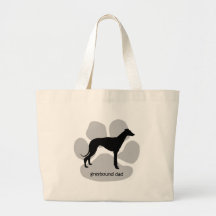 Cool dad greyhound canvas bags